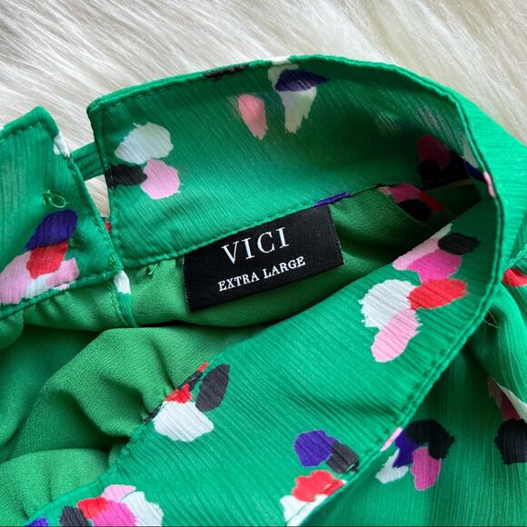 Vici Sweet Jasmine Chiffon Halter Dress - Picture 4 of 7